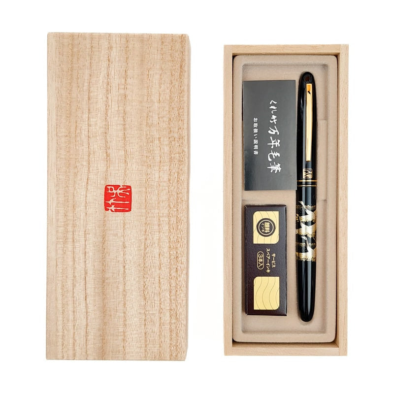 Tsuru japansk sæt med pen og pensel