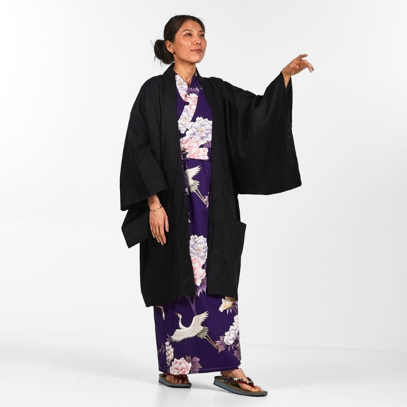 Unisex japansk haori-jakke Én størrelse