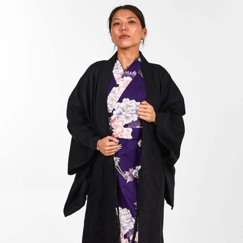 Unisex japansk haori-jakke Én størrelse