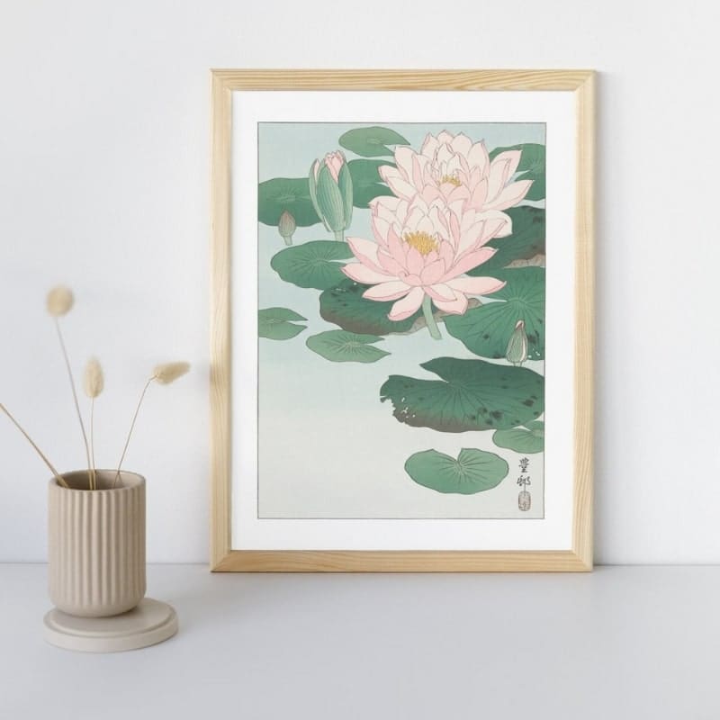 Vandlilje Print Poster A3