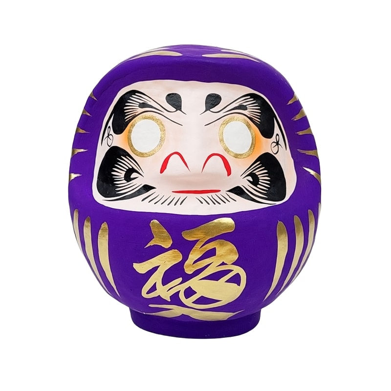 Violet japansk daruma - 9 til 15 cm