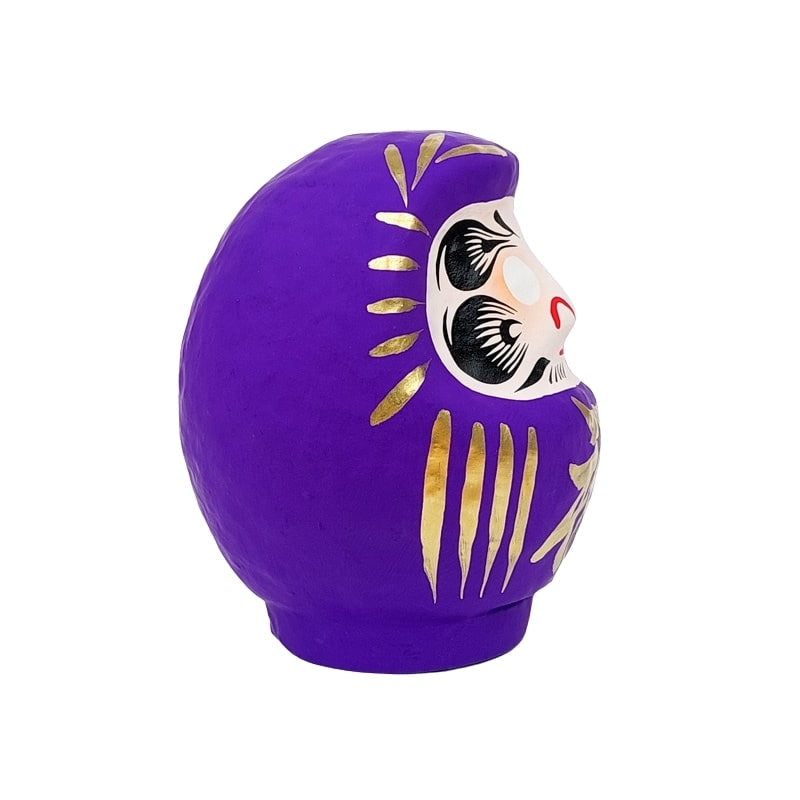Violet japansk daruma - 9 til 15 cm
