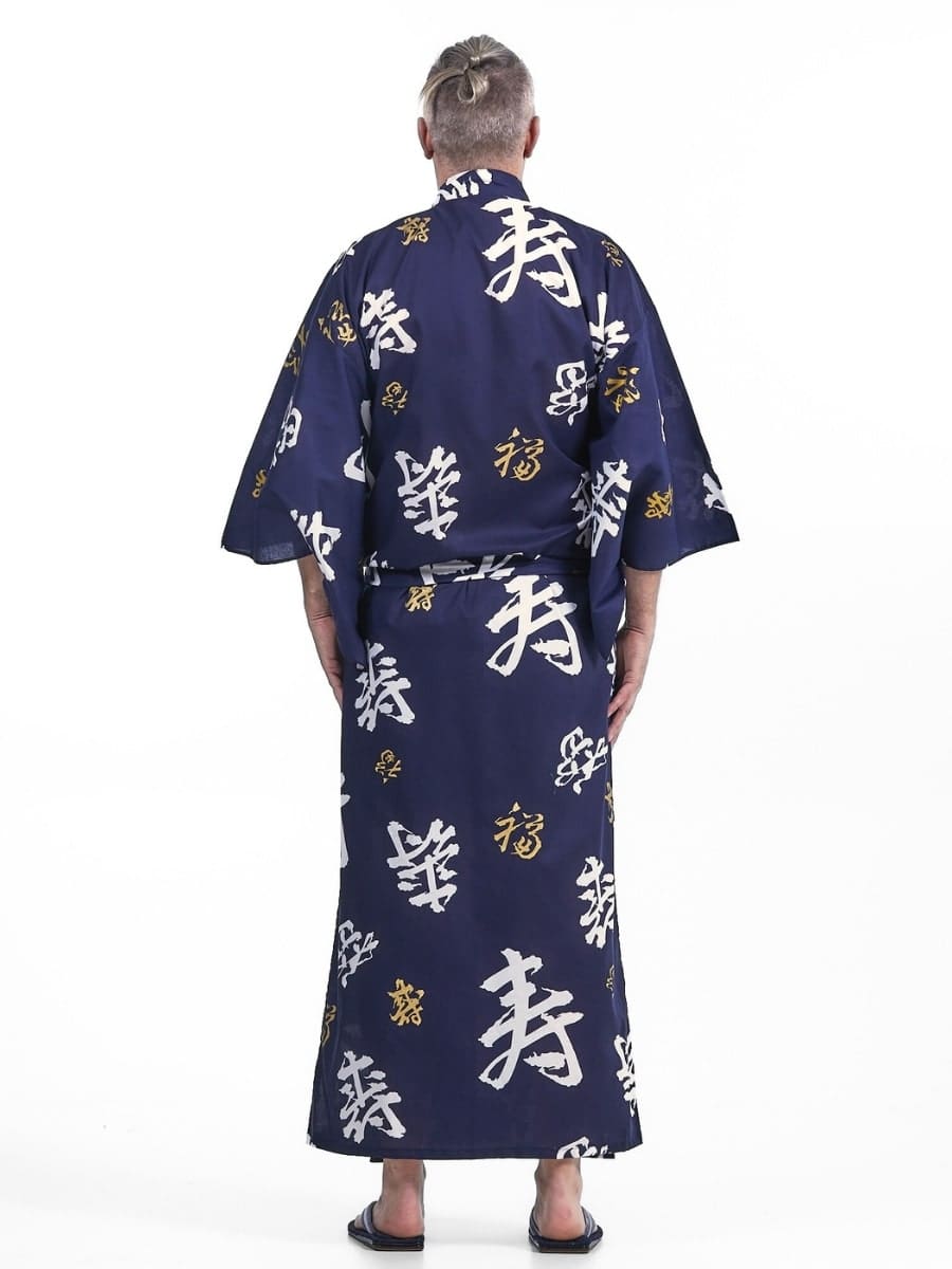 Yukata Kimono Kotobuki til mænd