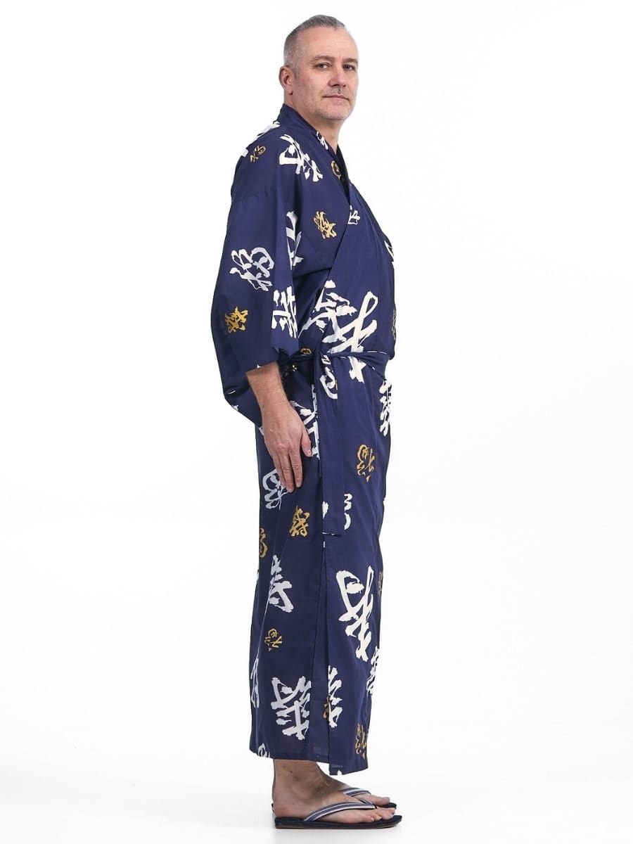 Yukata Kimono Kotobuki til mænd