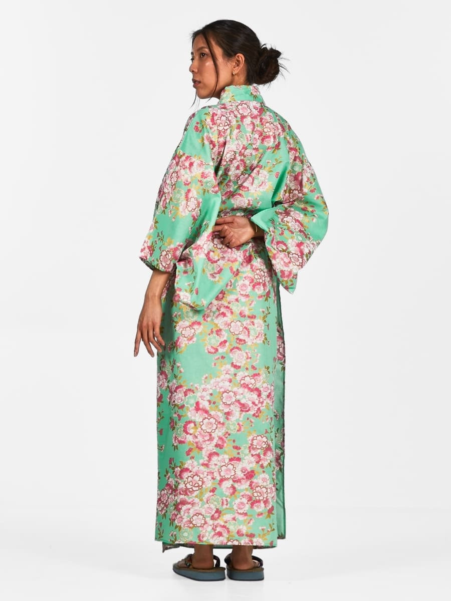 Yukata Kimono Sakura Flower til kvinder