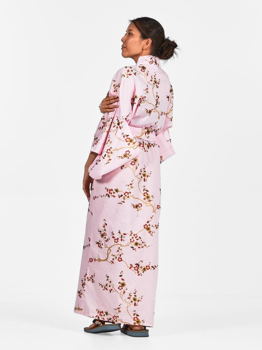 Yukata Kimono til kvinder Ōgonbai