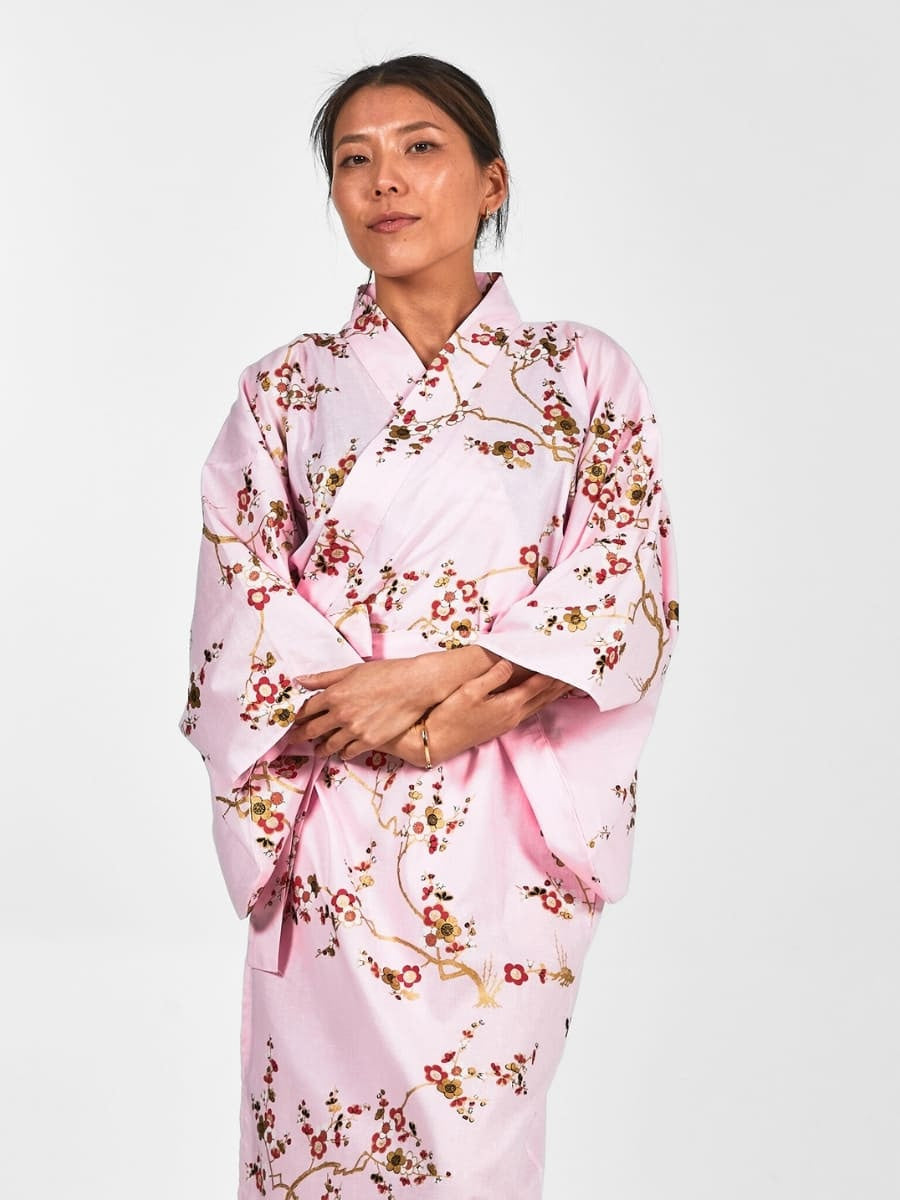 Yukata Kimono til kvinder Ōgonbai