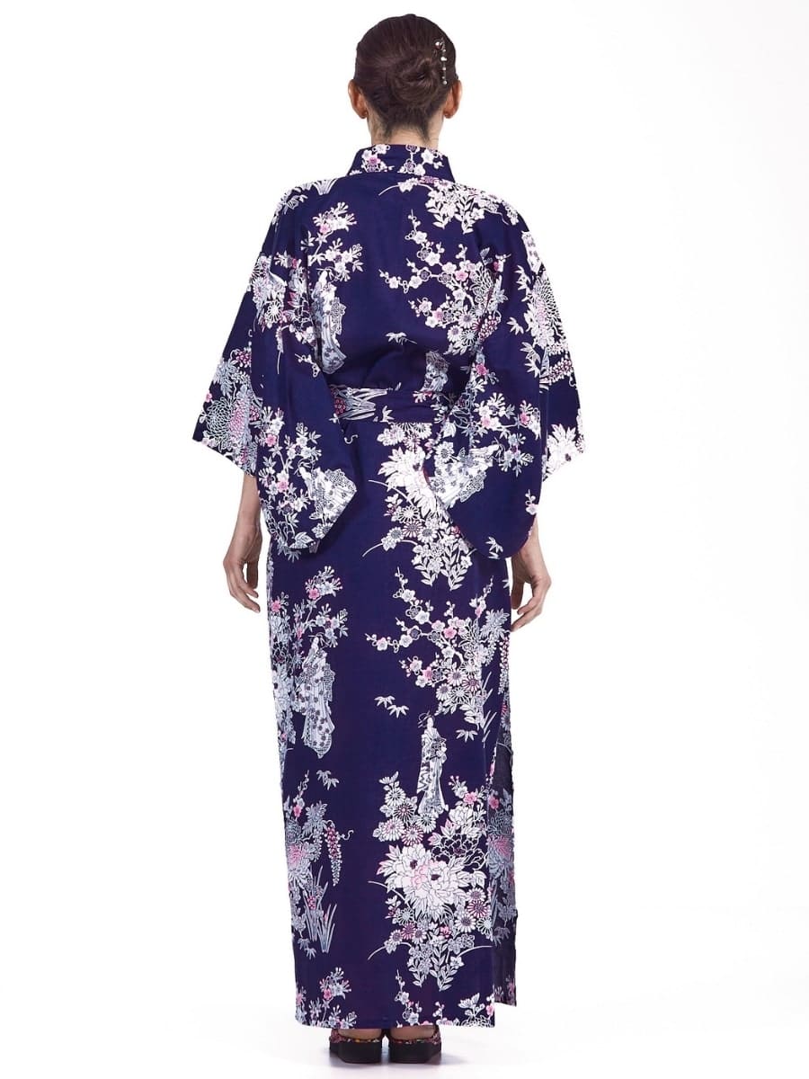 Yukata Kimono til kvinder Peony & Geisha