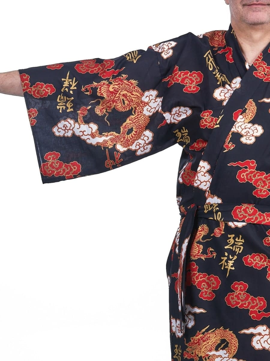 Yukata Kimono til mænd Ryū to Kumo