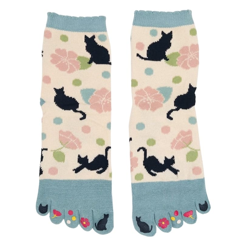 Yumemi Neko 5-finger-strømper EU 36-39